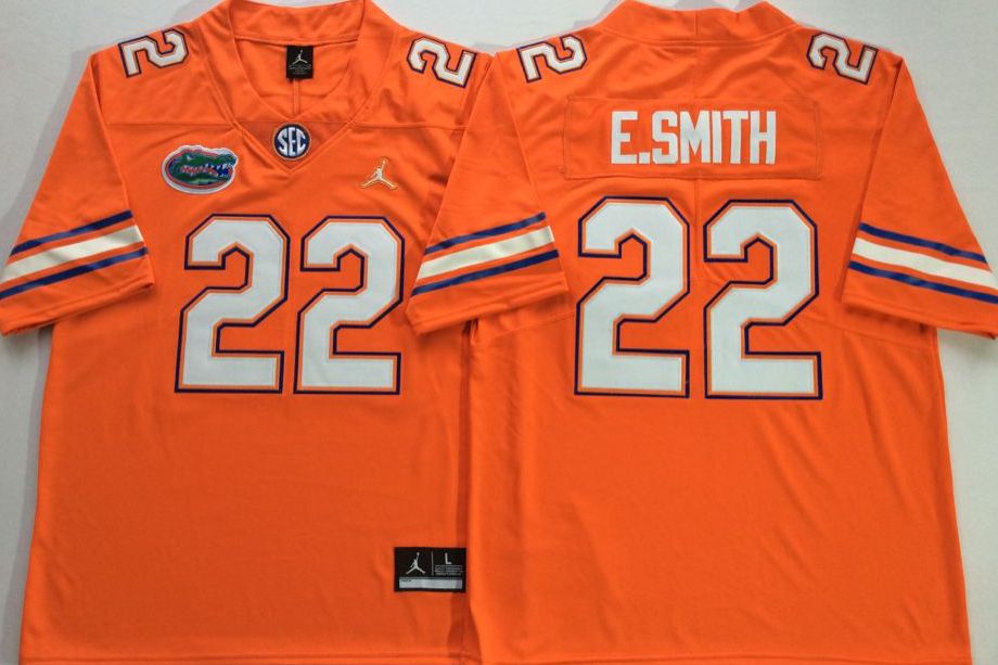 Men Florida Gators 22 E.Smith Orange 2025 NCAA Jersey